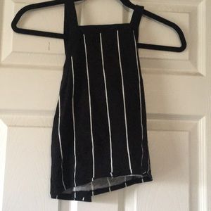 Cross back tank top
